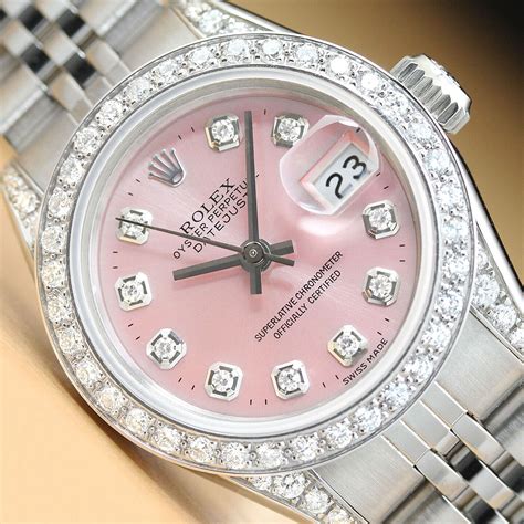 rolex sfondo rosa|Rolex Lady.